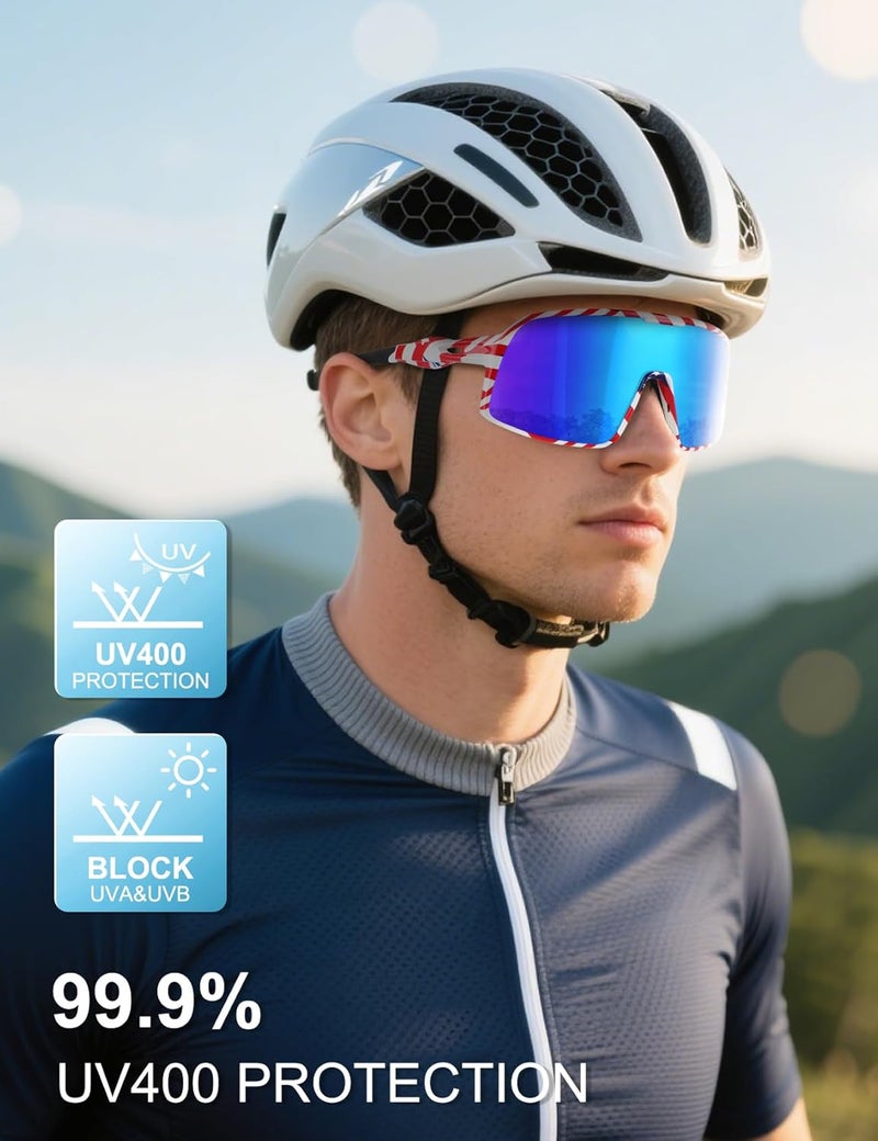 BangLong Polarized Sports Sunglasses for Men Women, UV Protection Sun Glasses for Baseball Running Cycling Fishing - Image 2